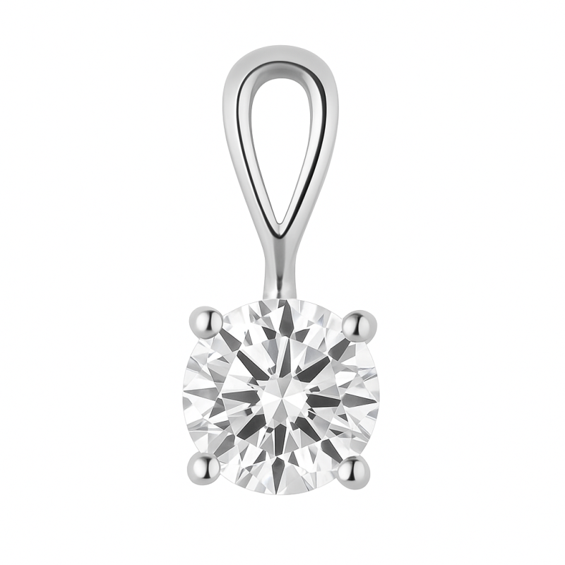 Pendentif Solitaire Or