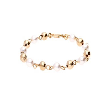 Bracelet Perle Plaqué-Or