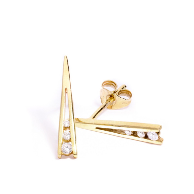 Boucle d'Oreille Trilogie Trichia