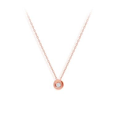 Collier Solitaire Clos Or...