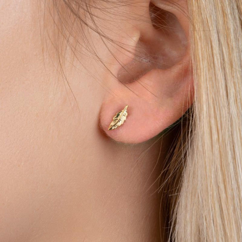 Boucles d'oreilles Feuilles Elenna