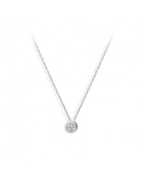 Collier Solitaire Or 750...