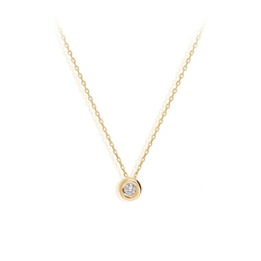 Collier Solitaire Or 750...