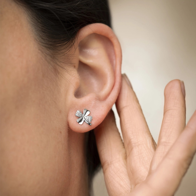 Boucles d'oreilles LOTUS Trèfle LP3108-4/1