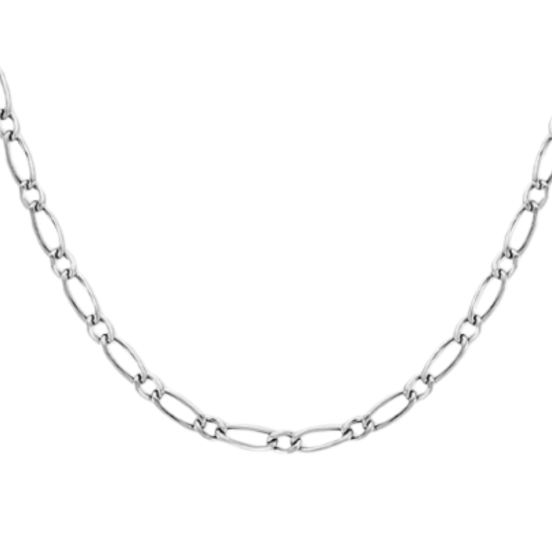 Chaîne Maille Alternée 1+1 Argent 925 et Largeur 2.50mm