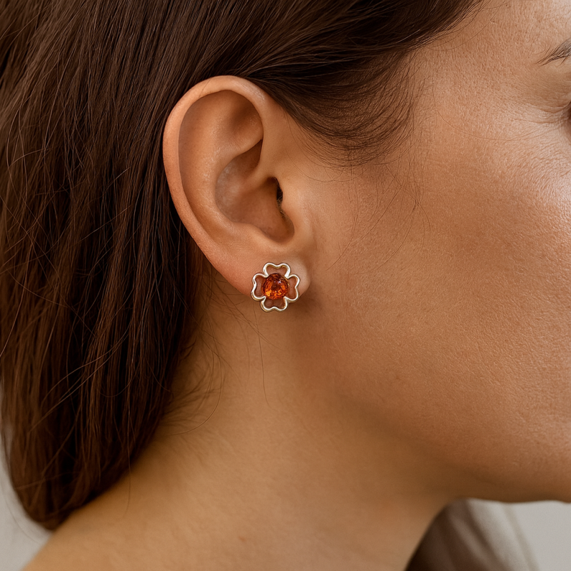 Boucles d'oreilles Fleurie