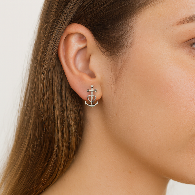 Boucles d'oreilles Croix de Camargue Shanice