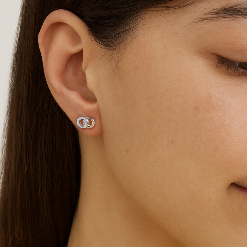 Puces d'oreilles Infini Rond Estera