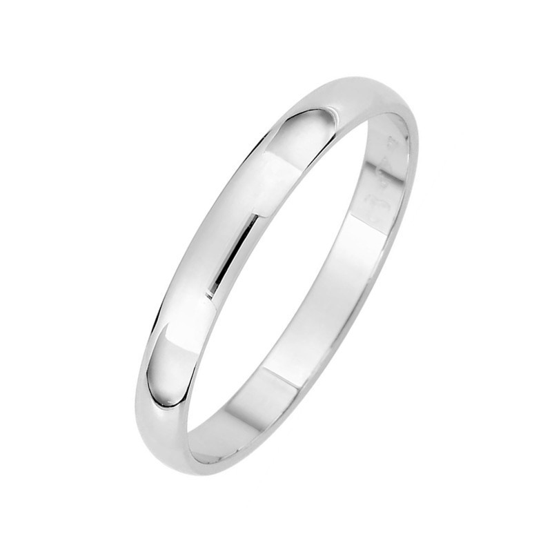 Alliance demi-jonc Bianca