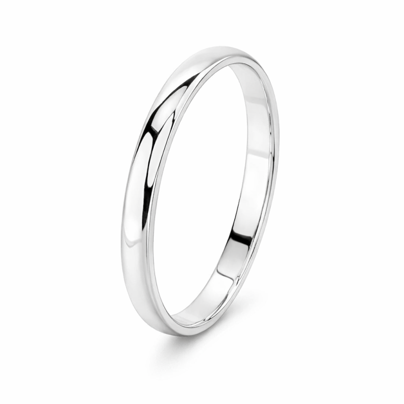 Alliance demi-jonc Bianca