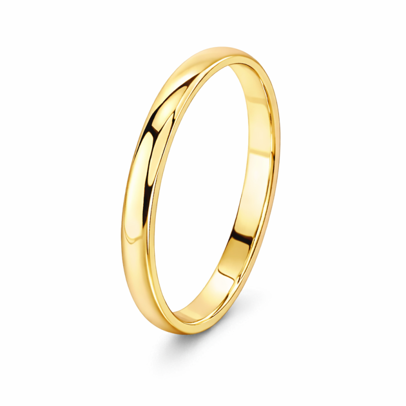 Alliance demi-jonc Bianca