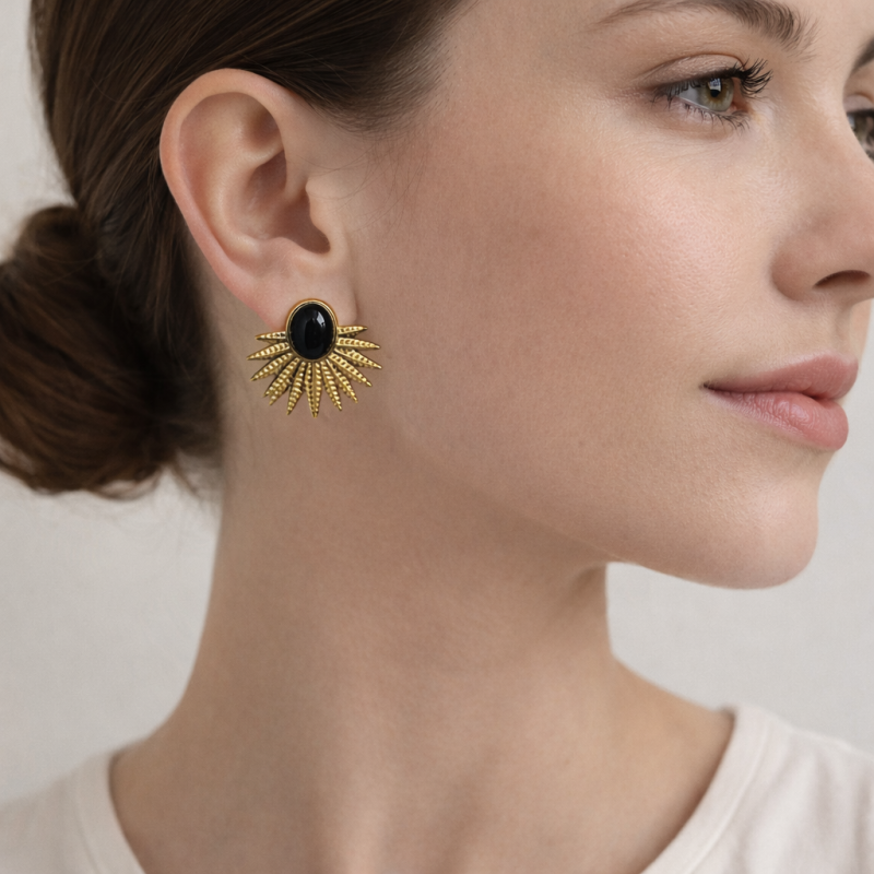 Boucles d'oreilles Acier Séréna