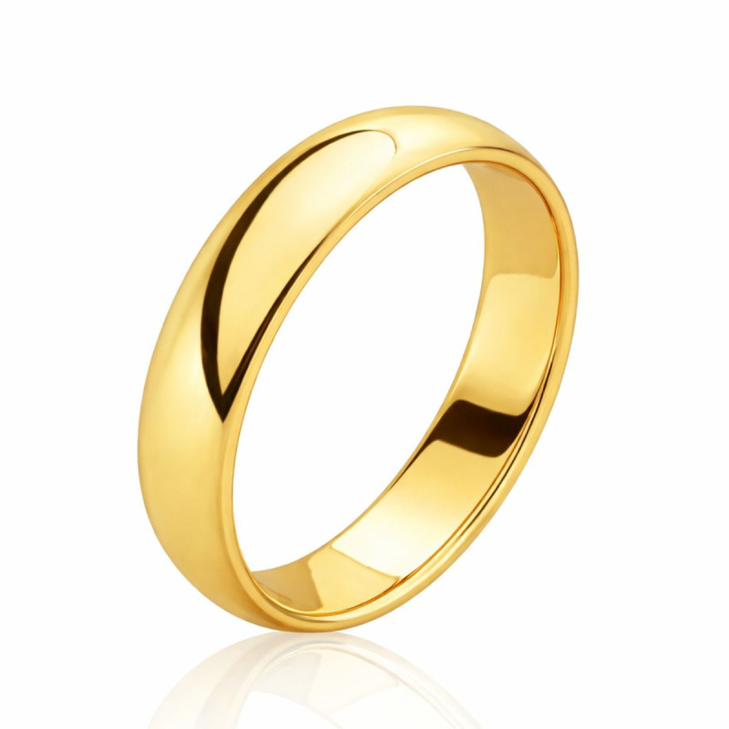 Alliance Demi-jonc Bianca