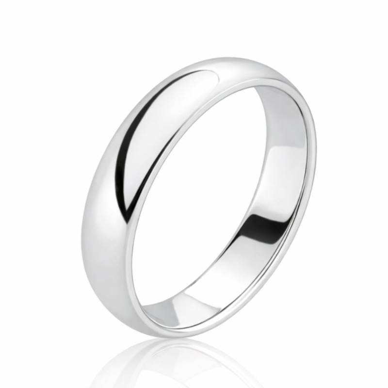 Alliance demi-jonc Bianca