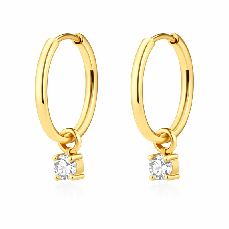 Créoles Acier Elvina