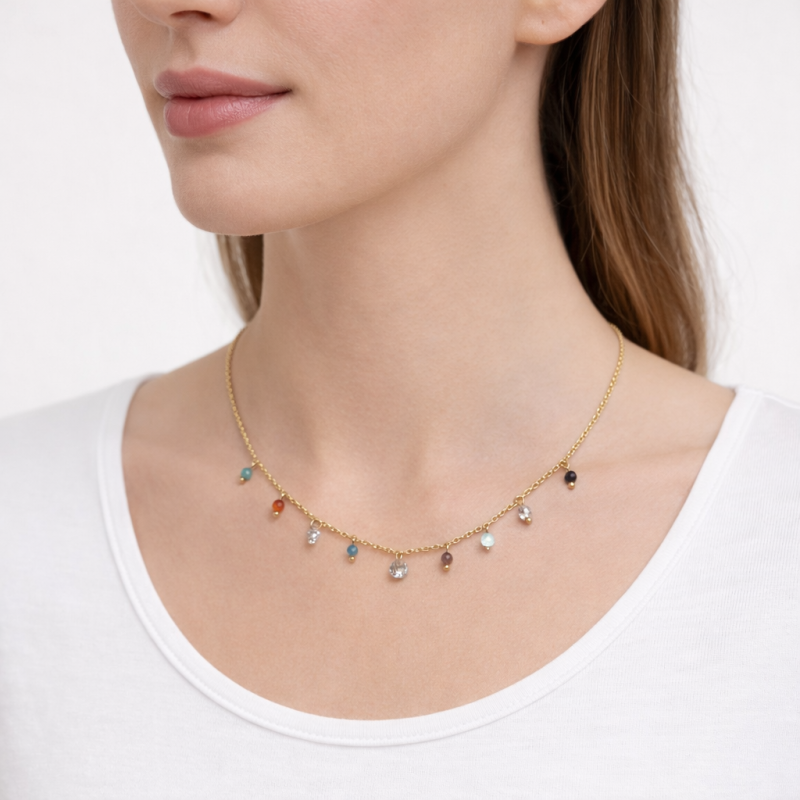 Collier Acier Eléora