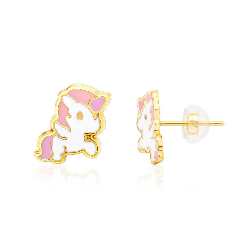 Boucles d'oreilles Licorne Heliora