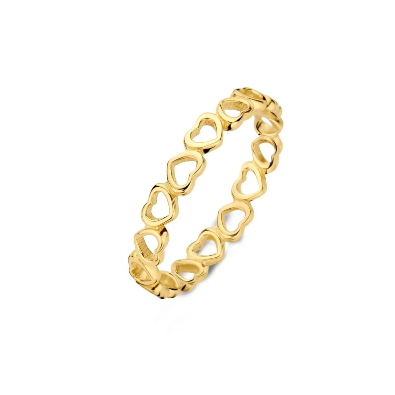 Bague JACKIE Corazón Or Jaune 585 - Diamantor