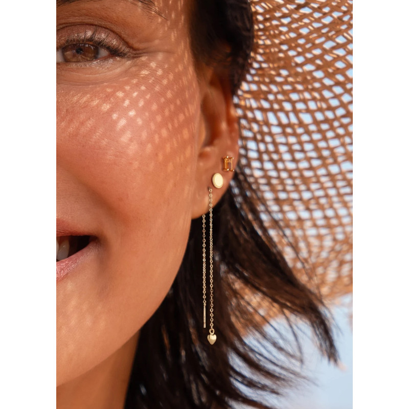 Puces d'oreilles JACKIE Tournesol