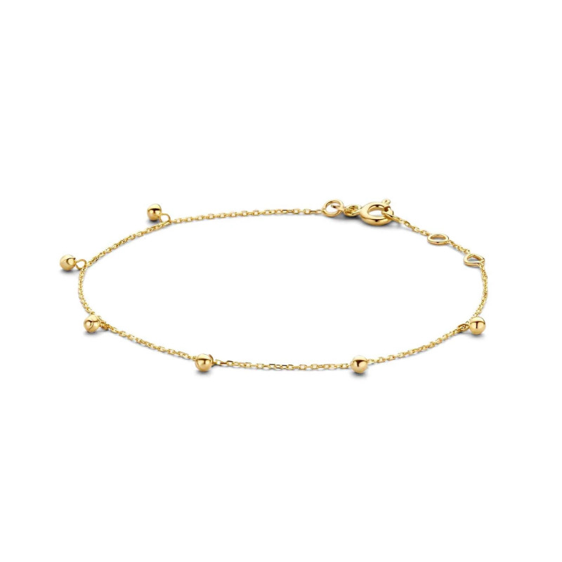 Bracelet JACKIE Bubbles Or Jaune 585 et Longueur 19cm - Diamantor