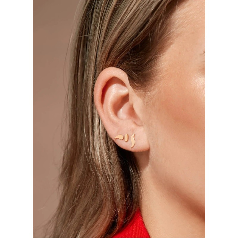 Puces d'oreilles JACKIE Carnavale