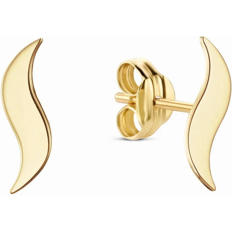 Puces d'oreilles JACKIE Masquerade Or Jaune 585 - Diamantor