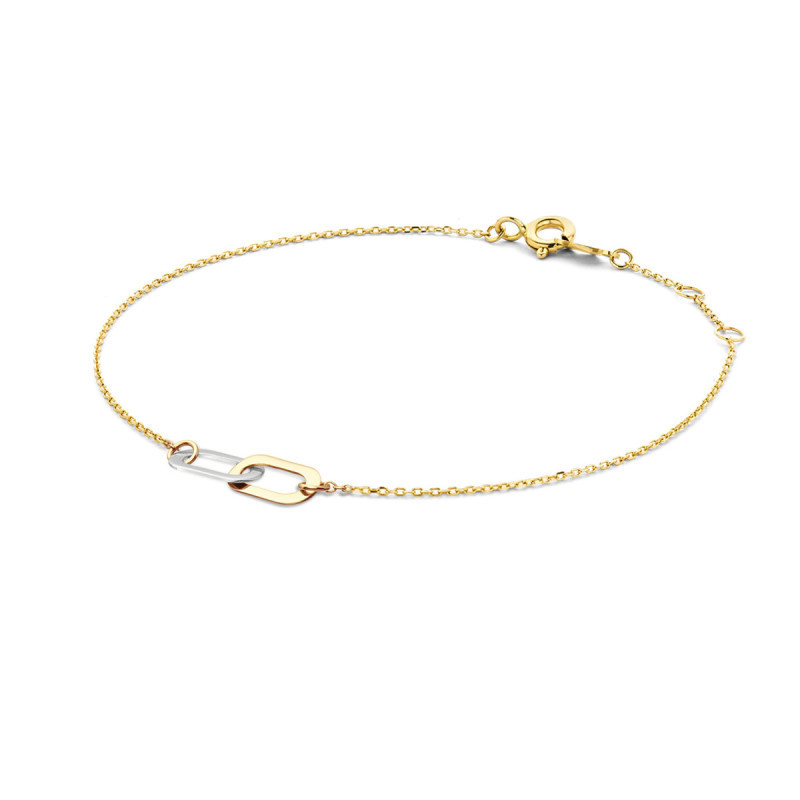 Bracelet JACKIE Cannaregio Or Jaune 585 et Longueur 19cm - Diamantor