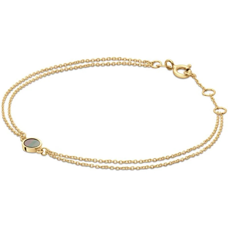 Bracelet JACKIE Damen Or Jaune 585 et Longueur 19cm - Diamantor