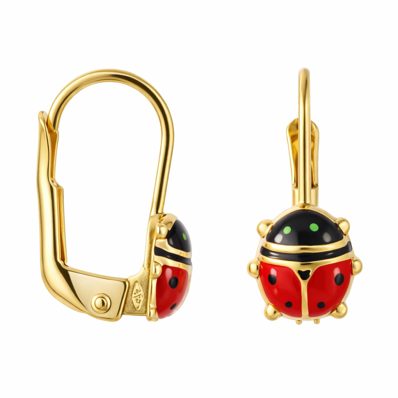 Boucles d'oreilles Coccinelle Mila