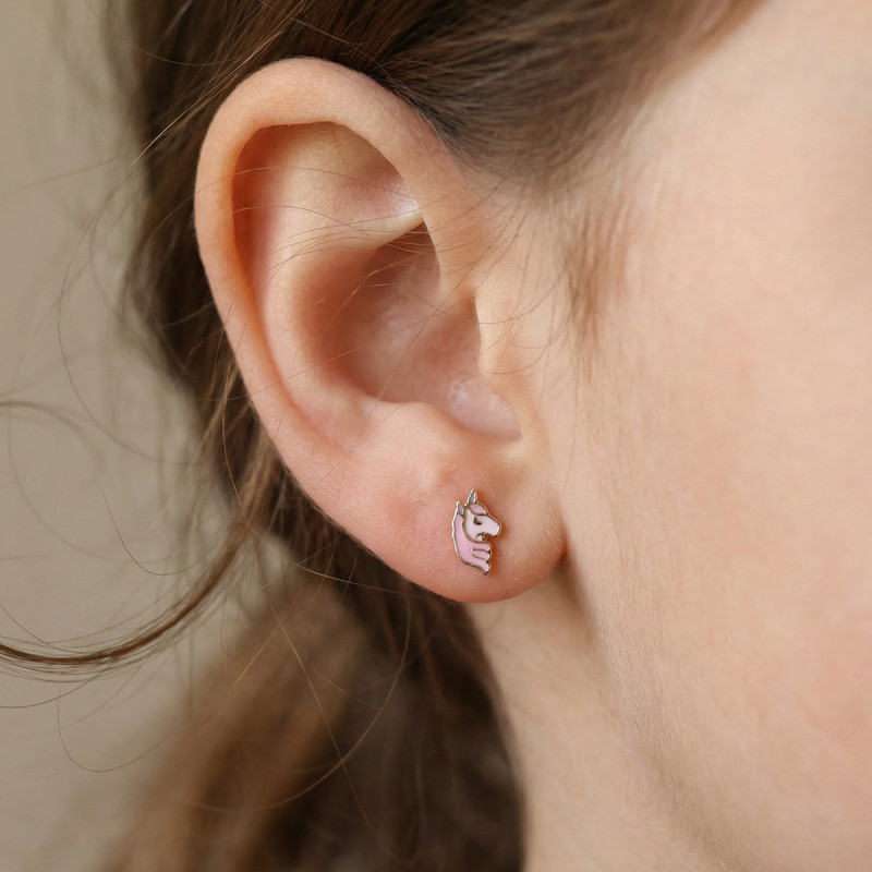 Puces d'oreilles Licorne Auroline