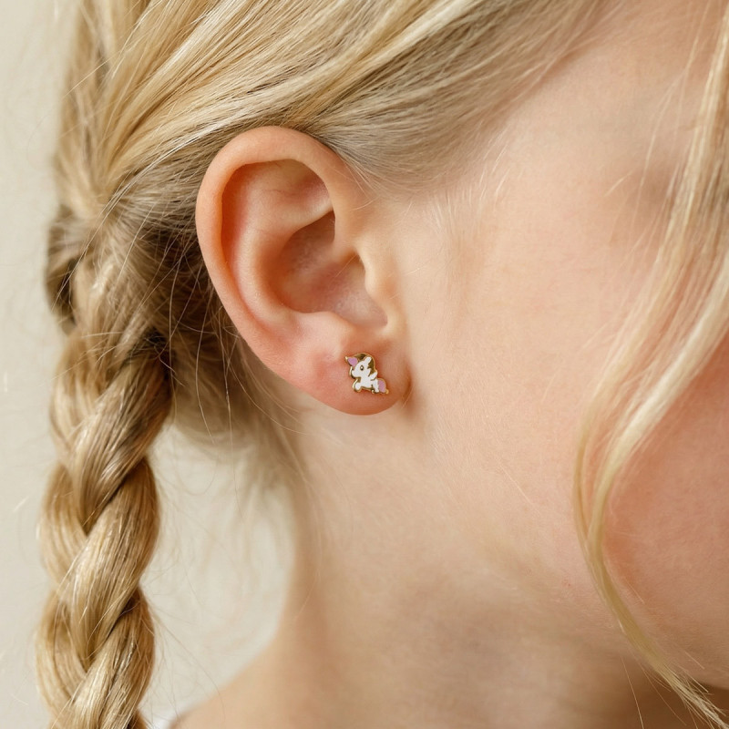 Boucles d'oreilles Licorne Heliora