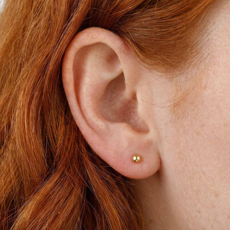 Boucles d'oreilles Boule Lioré