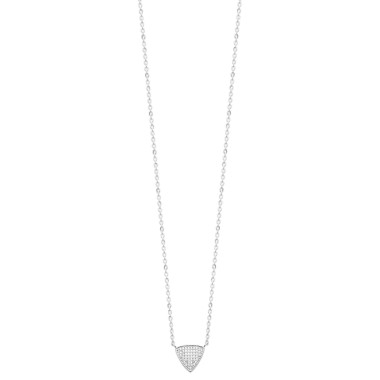 Collier Triangle Argent...