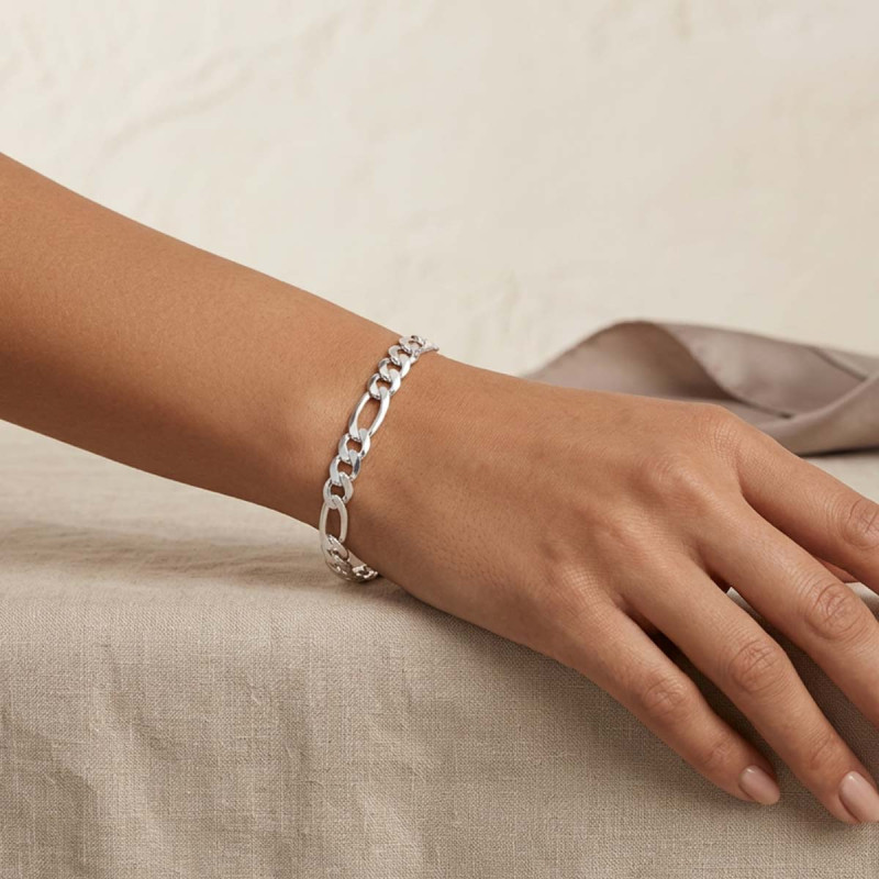 Bracelet Maille Alternée 1+3 Arya
