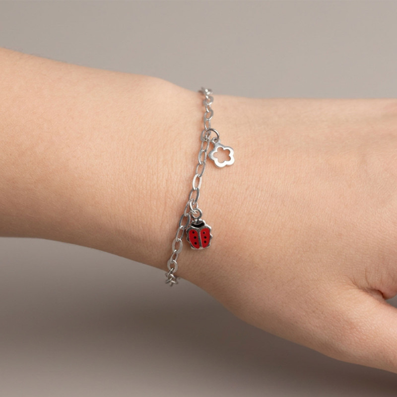 Bracelet pampilles coccinelle Atlas