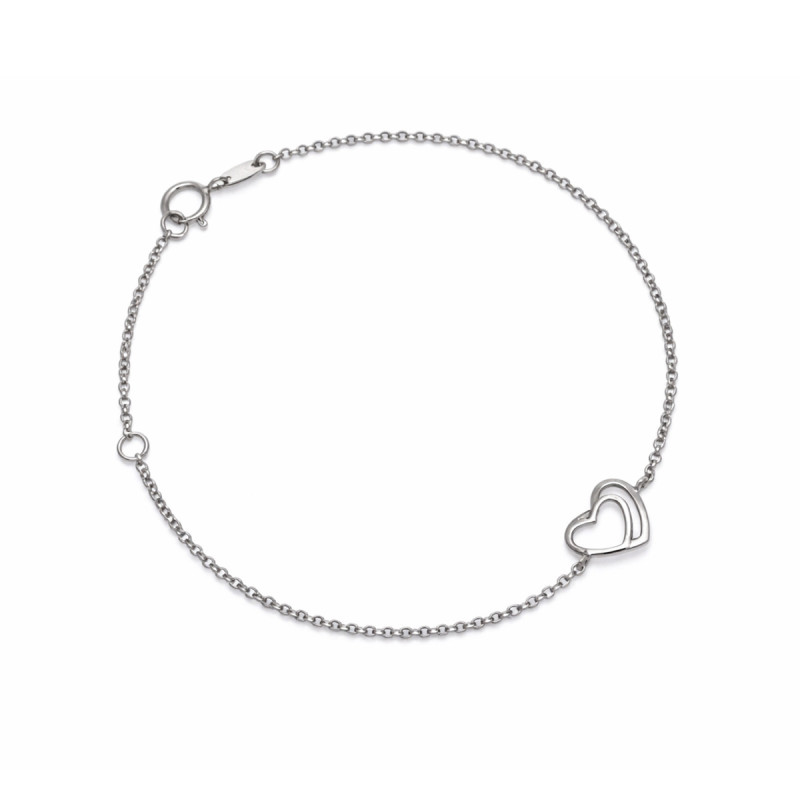 Bracelet double coeur Quinn