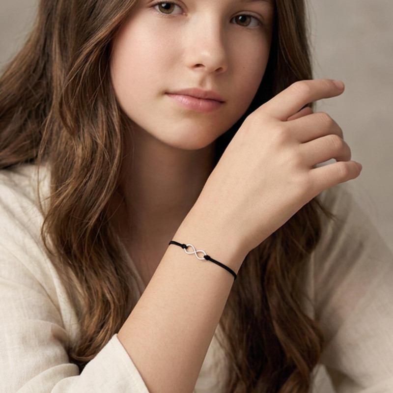 Bracelet cordon Infini Riley