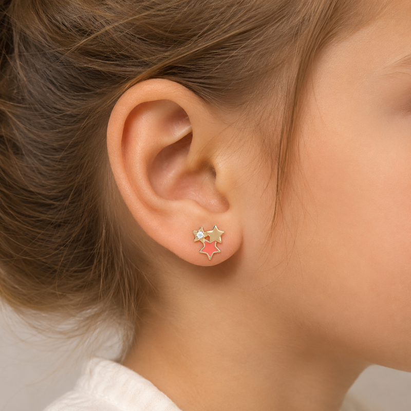Boucles d'oreilles Etoile Lilou