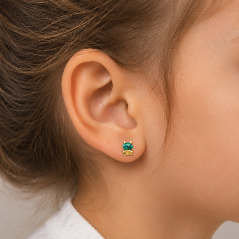 Boucles d'oreilles Etoile Lila