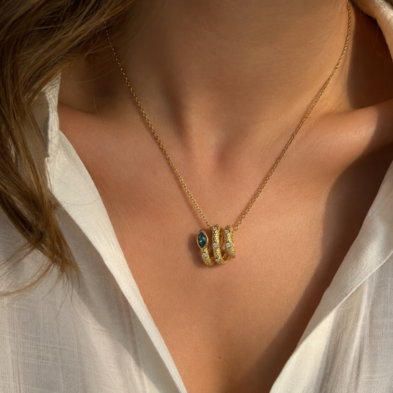 Collier Serpent Silia