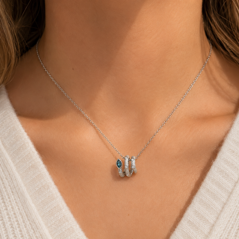 Collier Serpent Silia