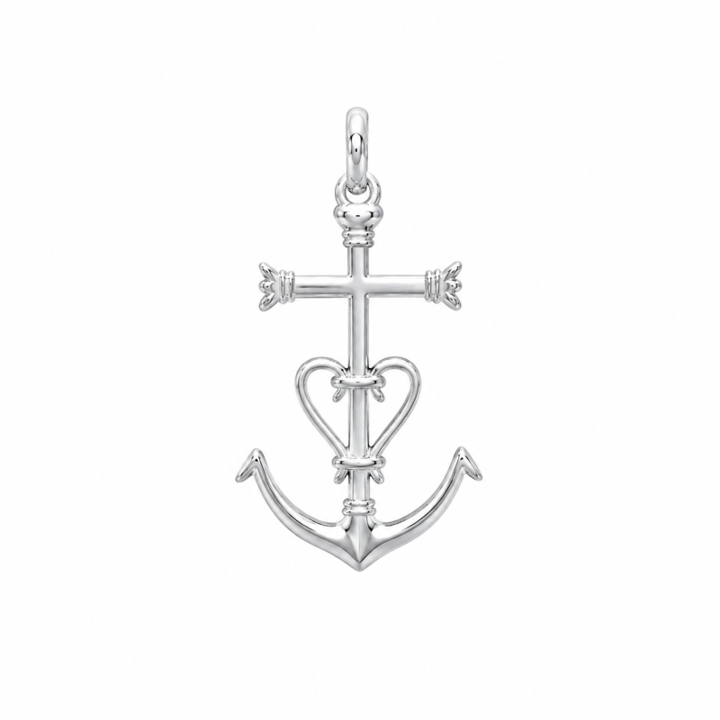 Pendentif Croix de camargue