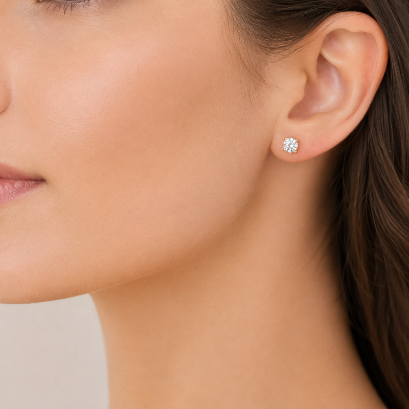 Boucles d'oreilles Solitaire Mayanna