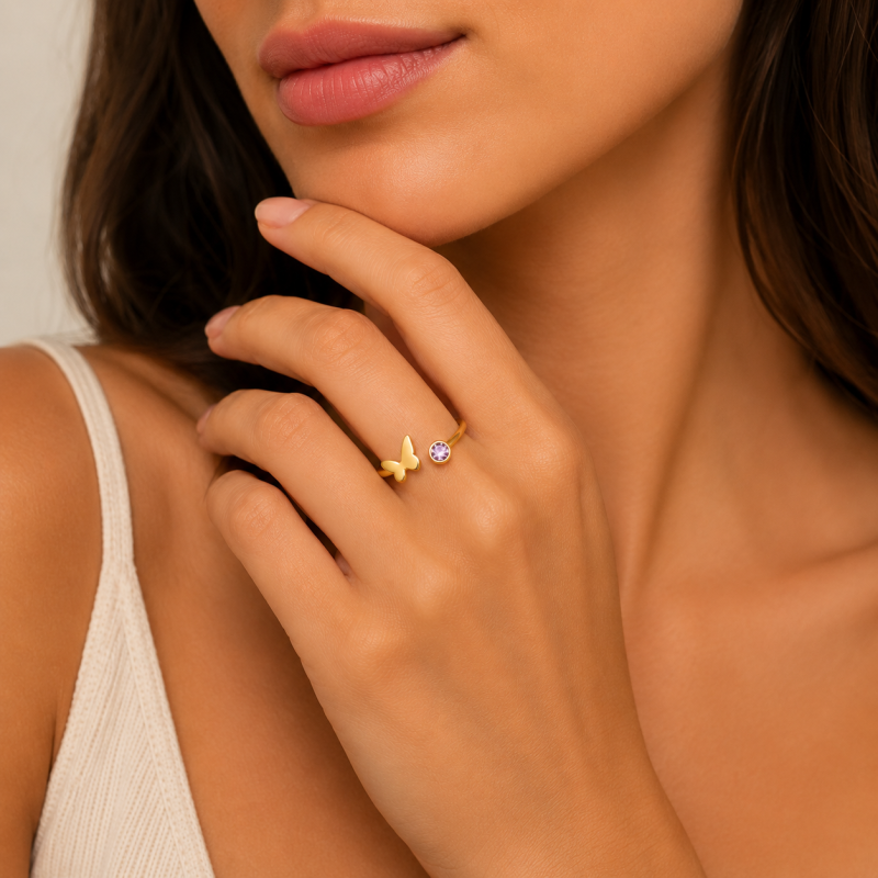Bague Duo Papillon