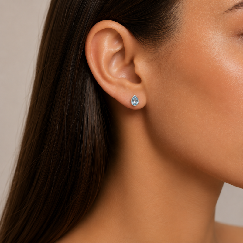 Boucles d'oreilles Poire Caroline