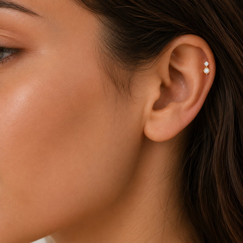 Piercing Tige Titane Florabelle