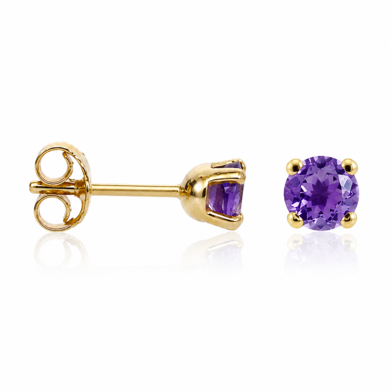 Puces d'oreilles Solitaire Janina