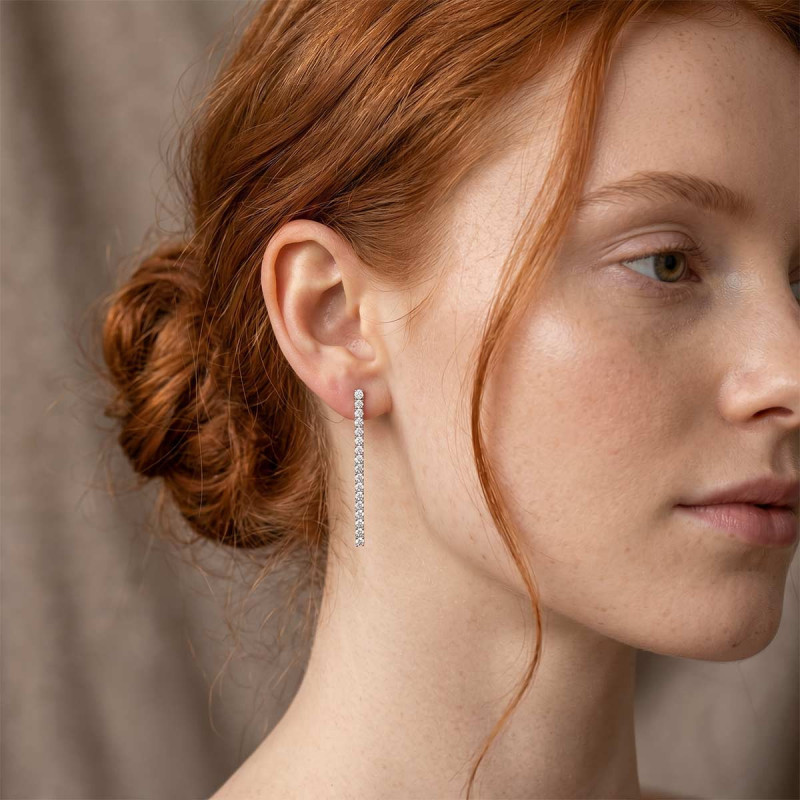 Boucles d'oreilles Rivière Bérénice