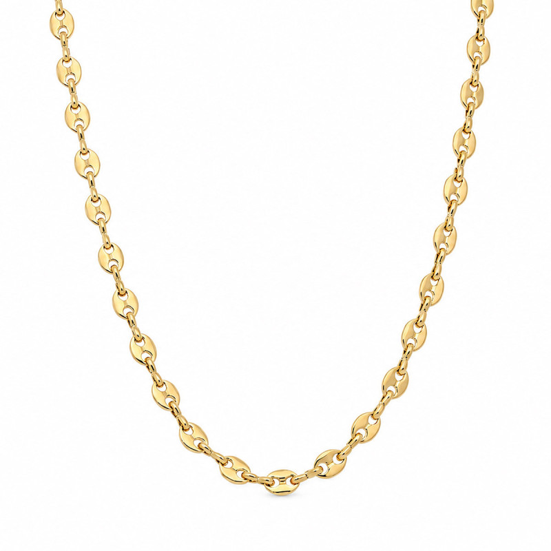 Chaîne Maille Grain de Café Plaqué Or et Largeur 2.00mm