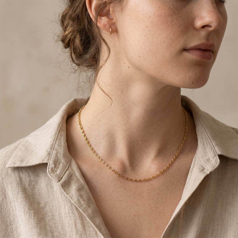 Chaîne Maille Grain de Café Armonia